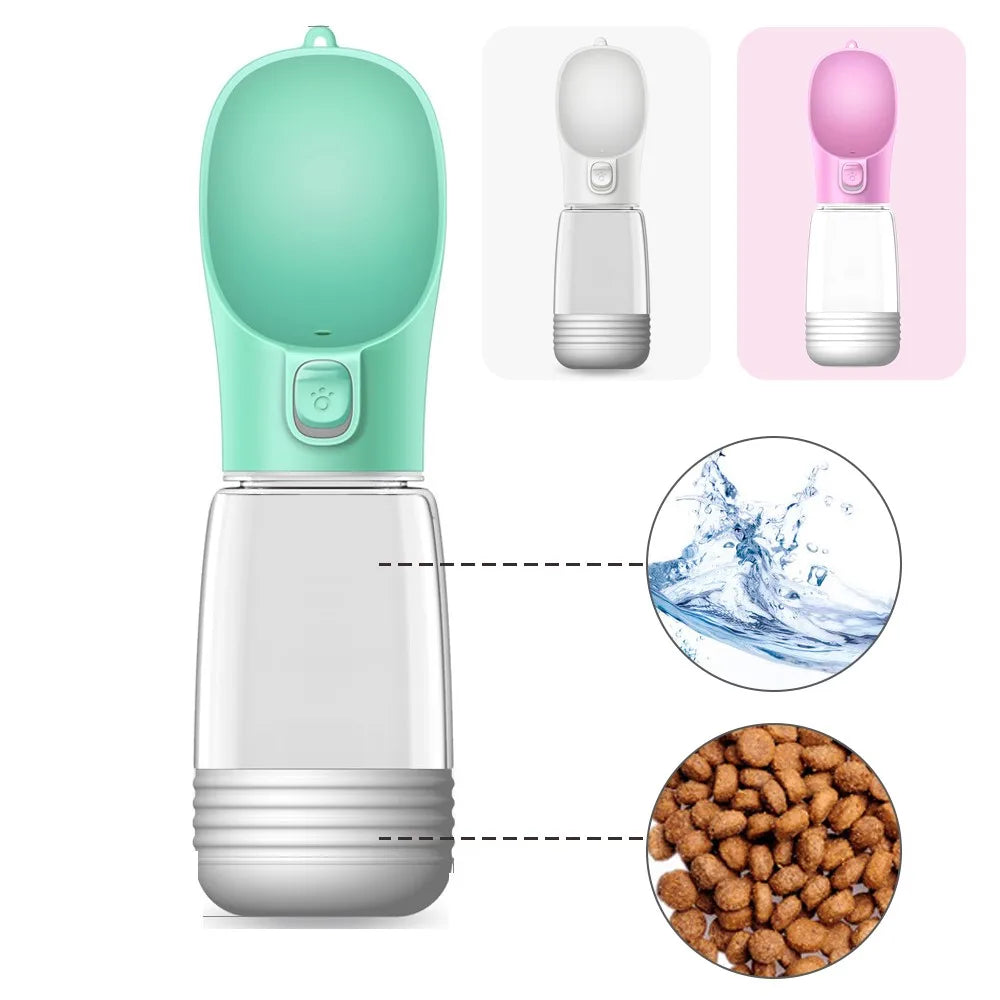 Portable Dog Water and Food Bottle